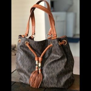 Michael Kors Jet Set NS Large Gathered Tote